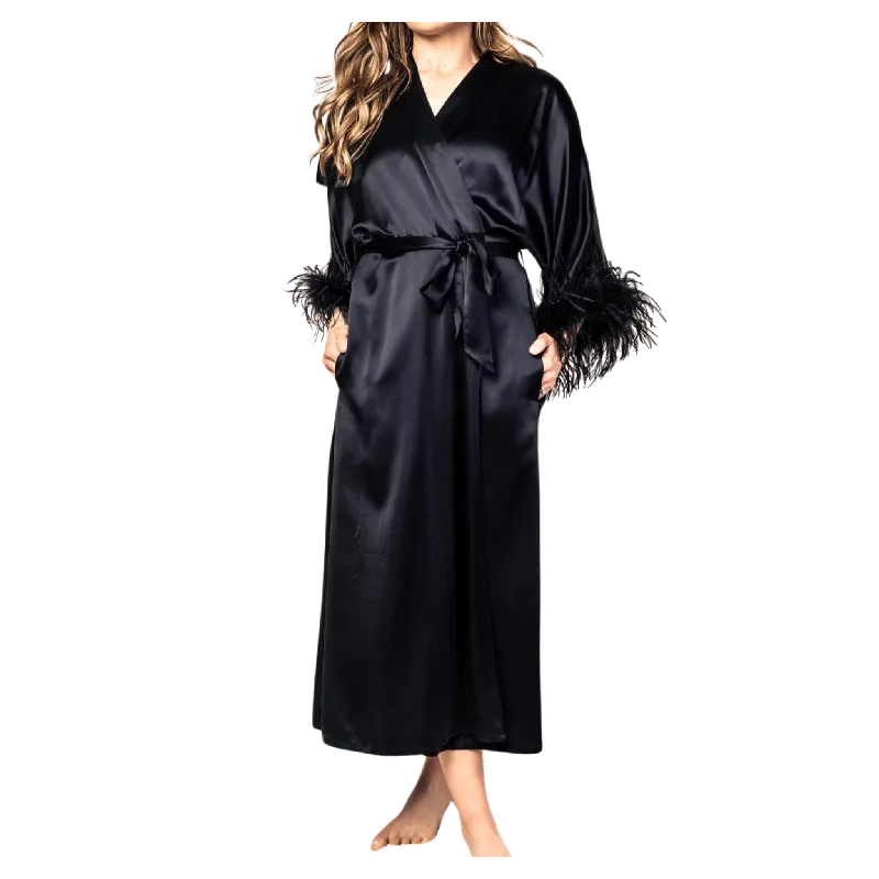 Silk/Feather Robe