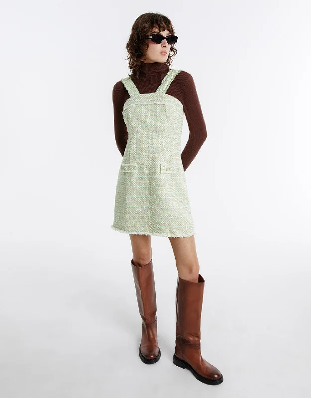 Tweed Strappy Dress