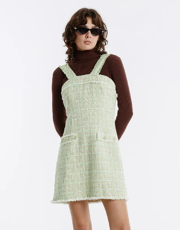 Tweed Strappy Dress