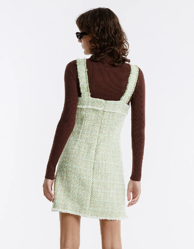 Tweed Strappy Dress