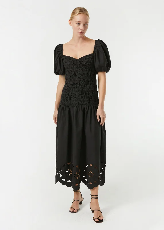 Viviana Dress | Black Eyelet