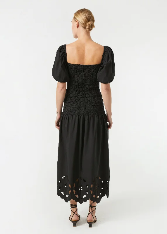 Viviana Dress | Black Eyelet