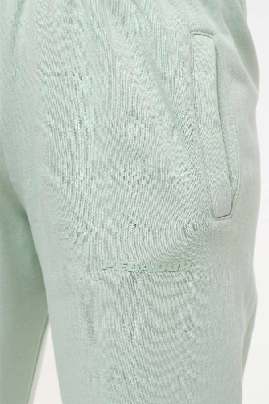 Grace High Waisted Sweat Pants Vintage Washed Milky Green Gum