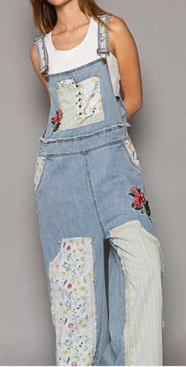 Overalls Denim Patchwork  GWP15