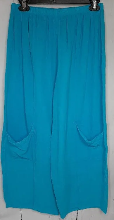 Pants-Gauze-2Pkt-Teal-Women-080