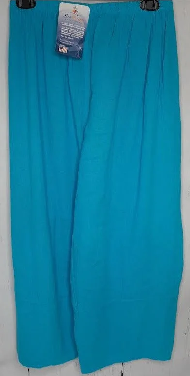 Pants-Gauze-2Pkt-Teal-Women-080