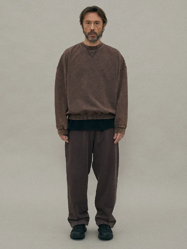 Partimento Washed Sweat Pants - Brown