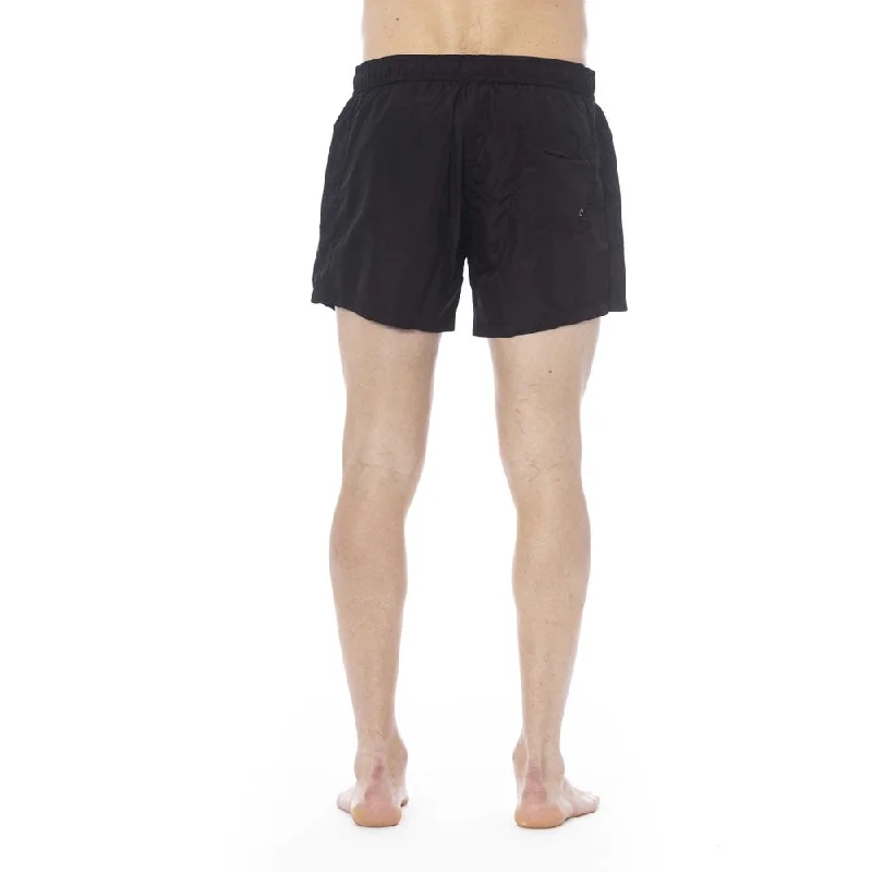 Black Polyester Swimwear