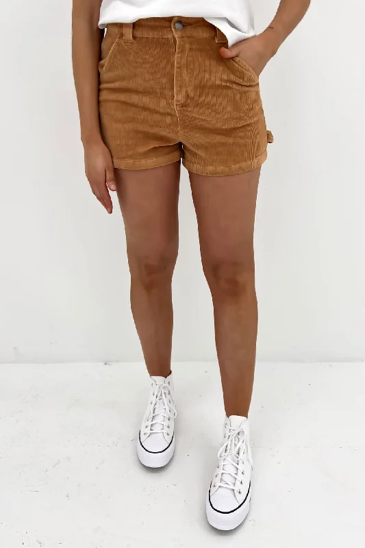 Toby Cord Short Tan