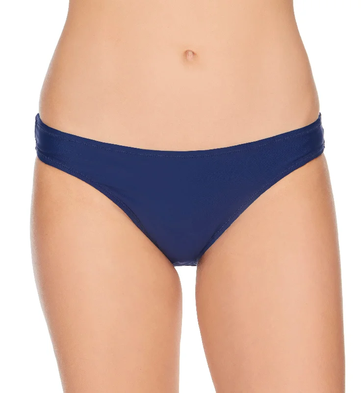 Vera Bradley Women's Reversible Navy & Sky Ella Bikini Bottoms, L