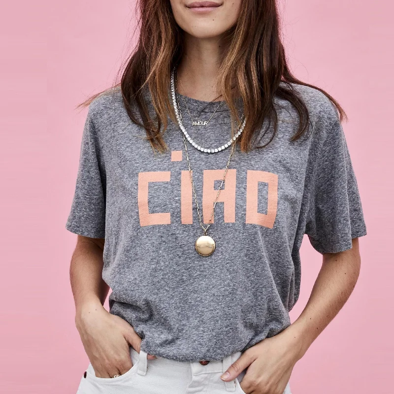 ""Ciao"" Original Fit Tee (Grey)