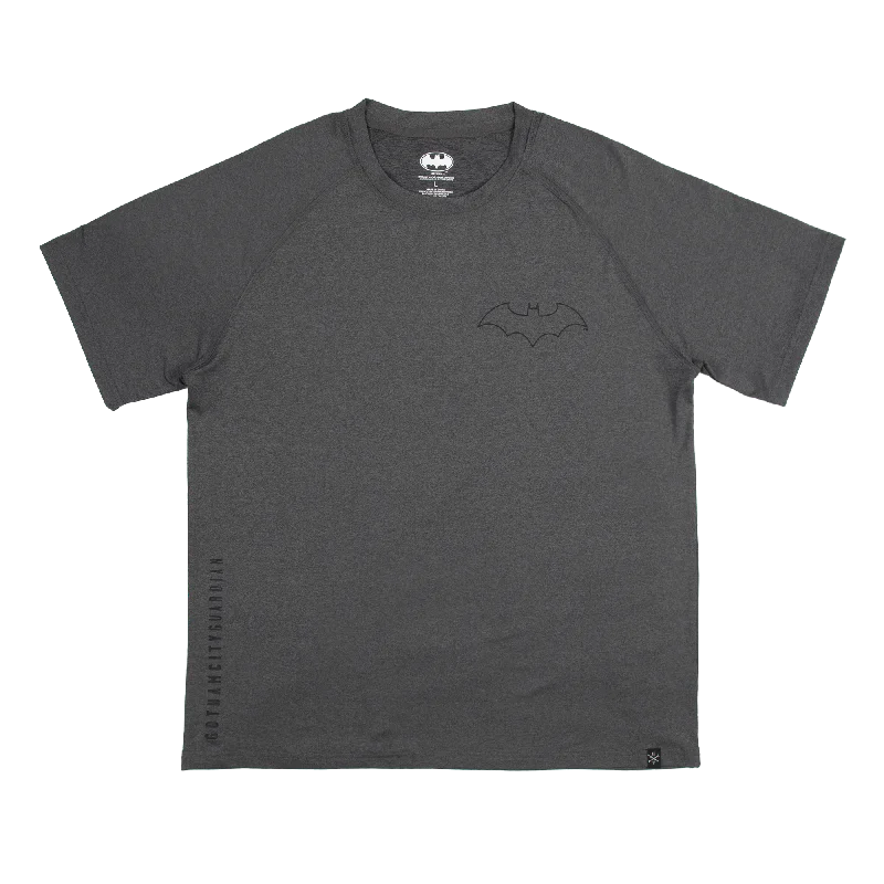 Bat Symbol Charcoal Performance Tee