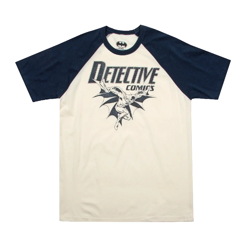 Batman Detective Comics Blue & White Raglan