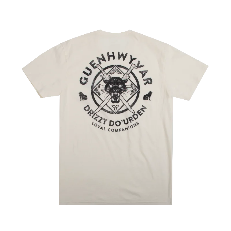 Drizzt Guenhwyvar Companion Natural Tee