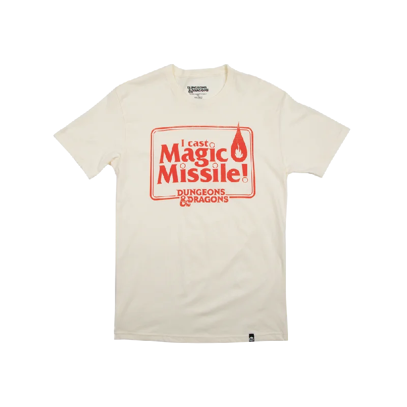 D&D Magic Missile Natural Tee