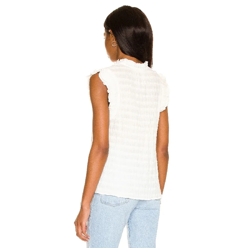 Hearts a Flutter Top (Optic White)