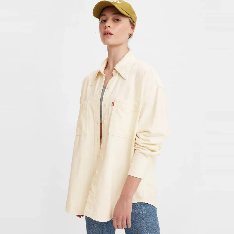 Jadon Denim Shirt (Loquat Leaf White)