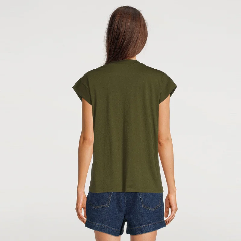 Le Mid Rise V-Neck (Fatigue)