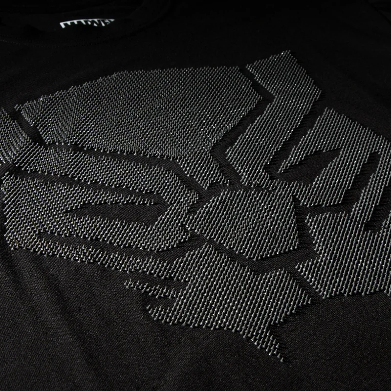 Black Panther Bristle Print Tee