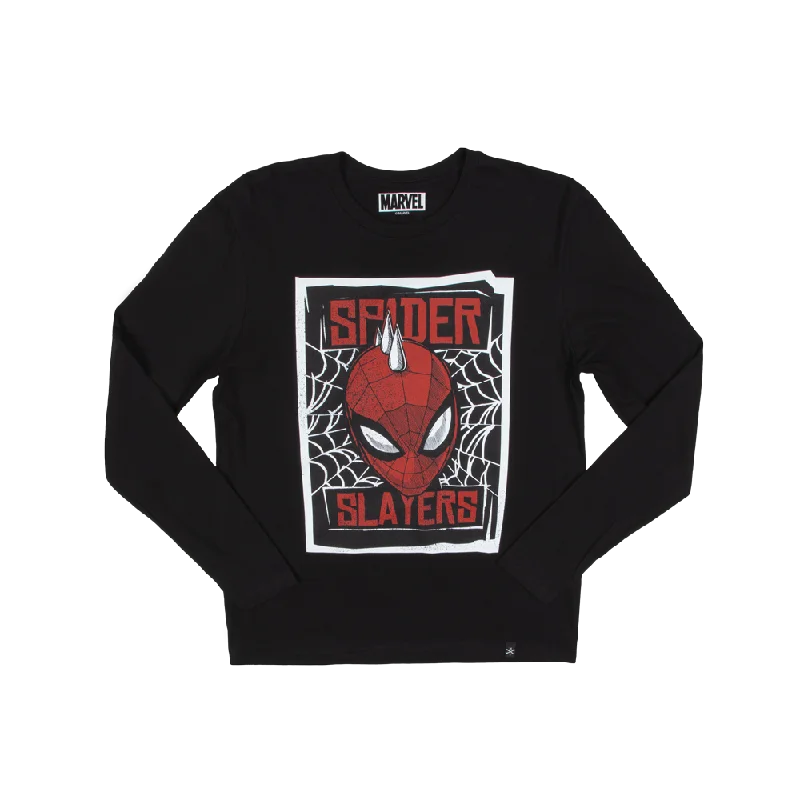 Spider Slayers Poster Black Long Sleeve