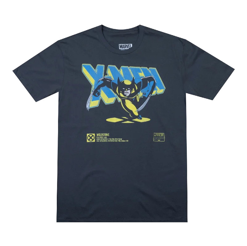 X-Men 90's Wolverine Charcoal Tee