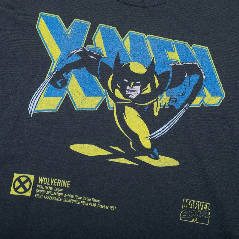 X-Men 90's Wolverine Charcoal Tee