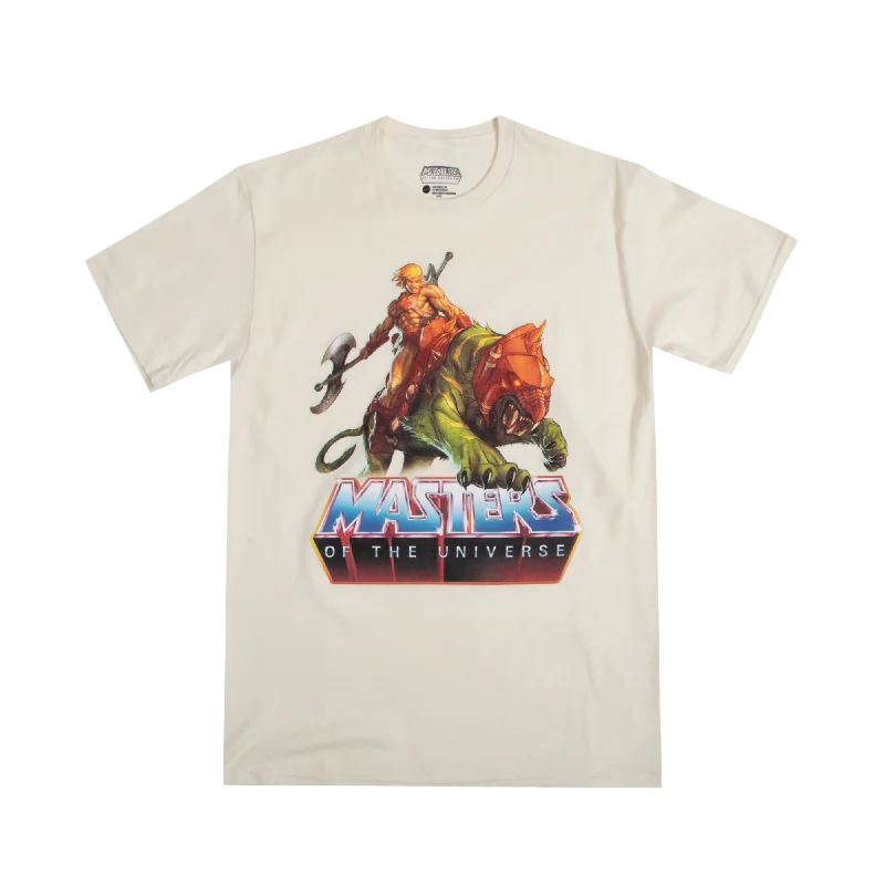 He-Man and Battle Cat Natural Tee