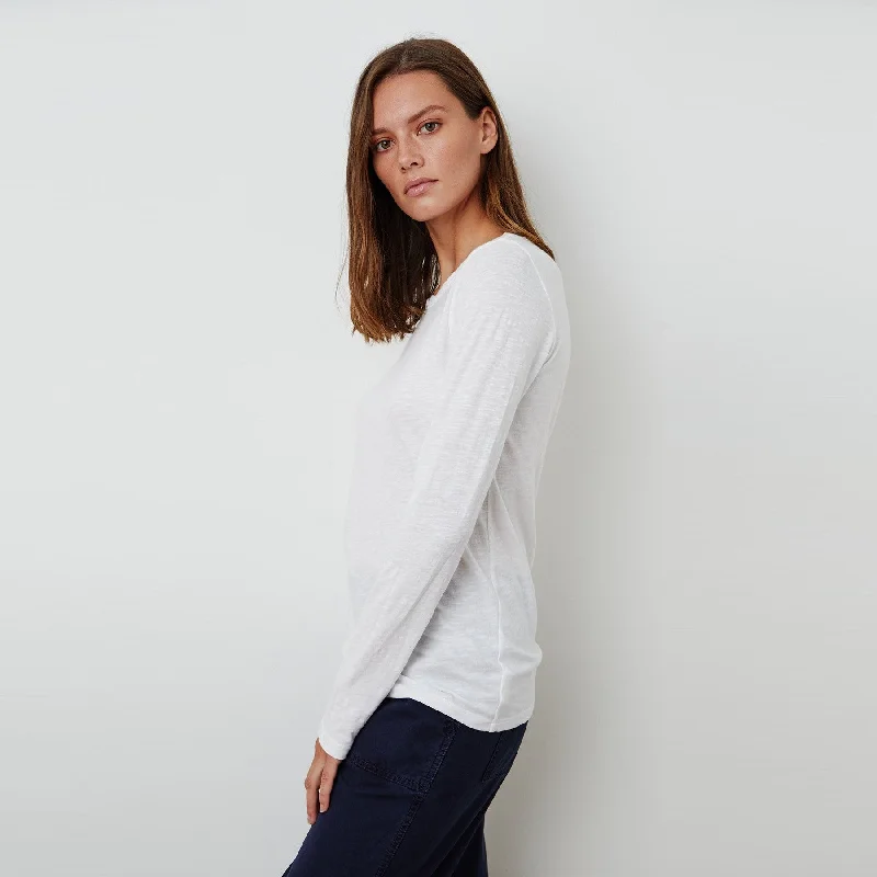 Lizzie Original Long Sleeve Top (White)