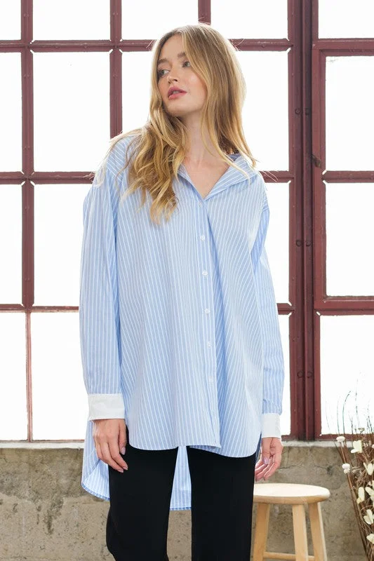 Over Shirt (Blue Stripe)