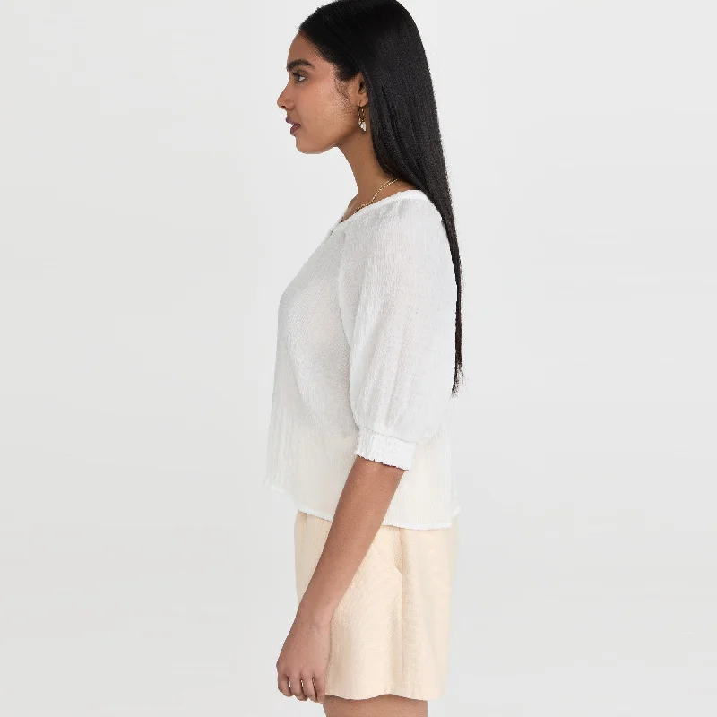 Pleasant Demeanor Top (Ivory)