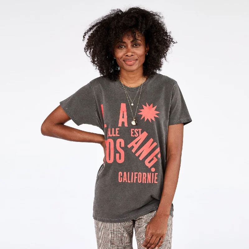 ""Poppy Elle Est"" Original Fit Tee (Faded Black)