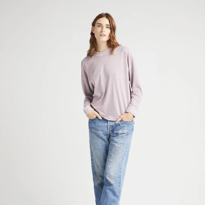 Relaxed Long Sleeve Tee (Amethyst Smoke)