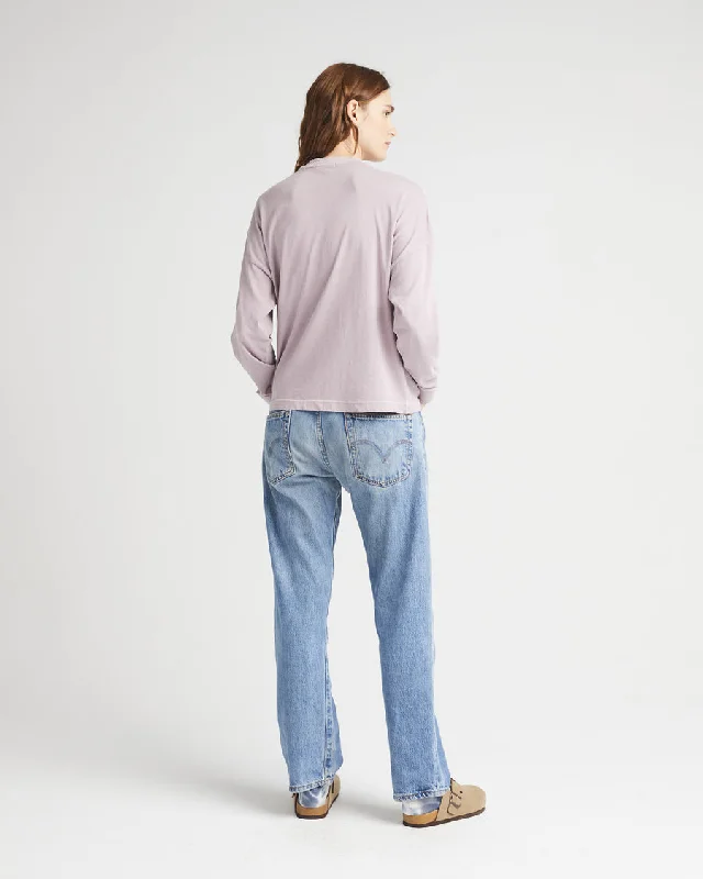 Relaxed Long Sleeve Tee (Amethyst Smoke)