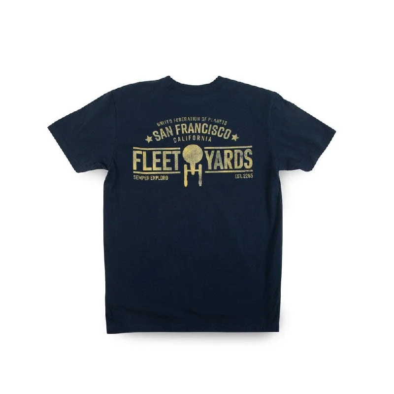 Star Trek Federation San Francisco Fleet Yards Navy Tee