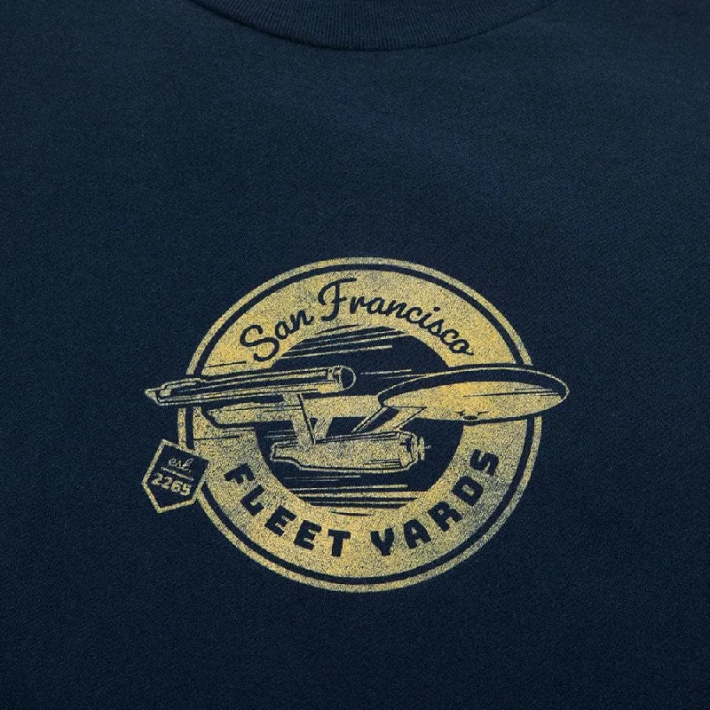 Star Trek Federation San Francisco Fleet Yards Navy Tee