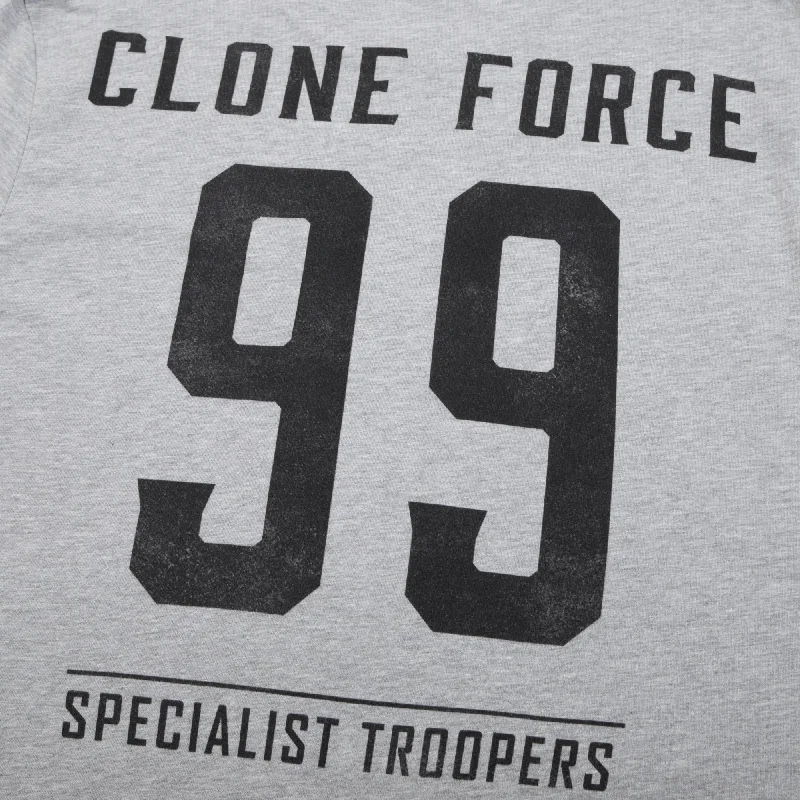 Star Wars Clone Force 99 Athletic Grey Tee