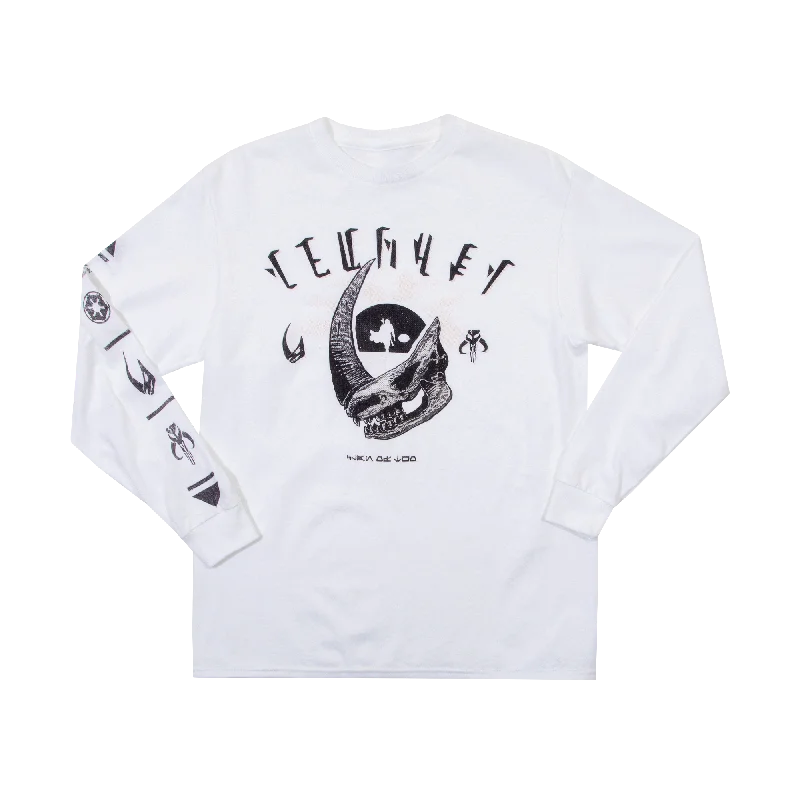 Mudhorn Trophy White Youth Long Sleeve