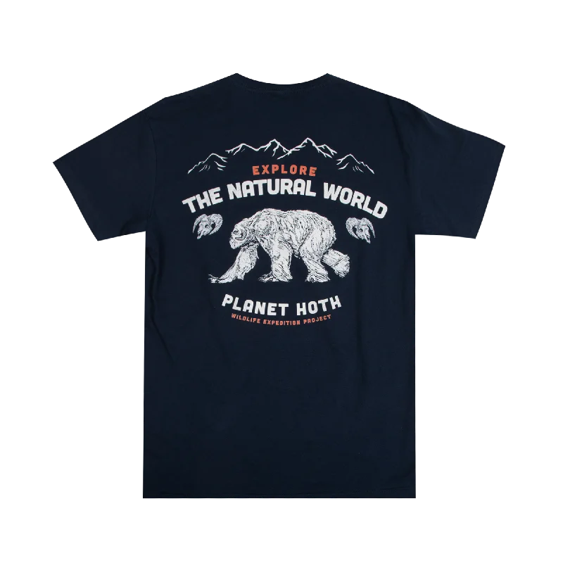 Star Wars Hoth Wildlife Expeditions Navy Tee