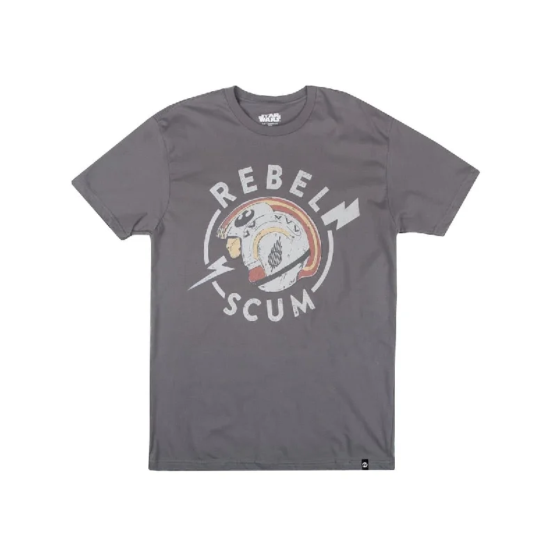 Rebel Scum Helmet Charcoal Tee