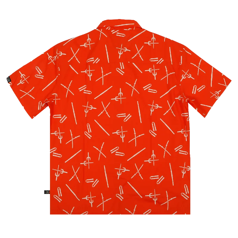 Weapons Orange Button-Down Shirt