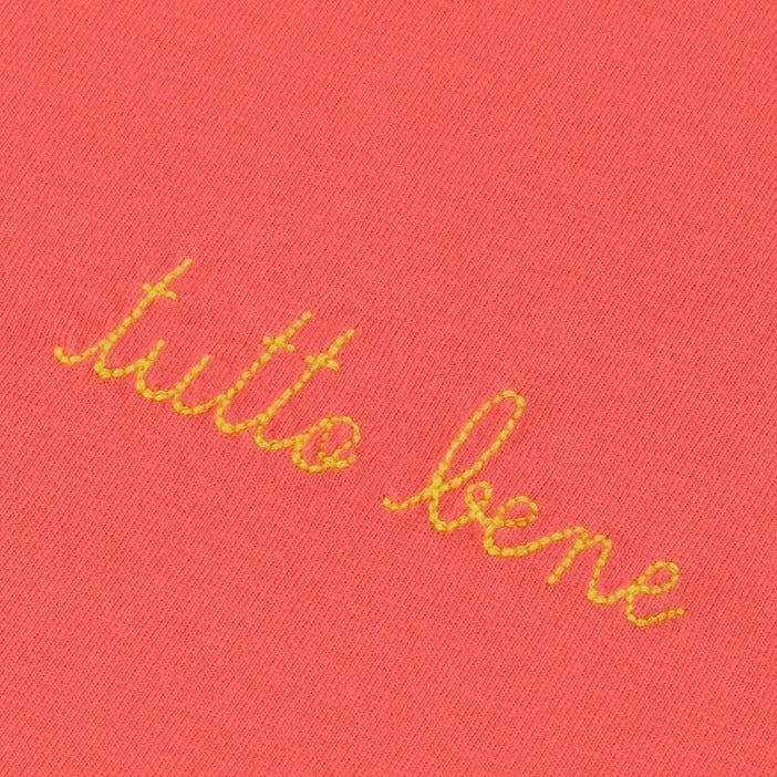 ""Tutto Bene"" Sedaine Tee (Coral)