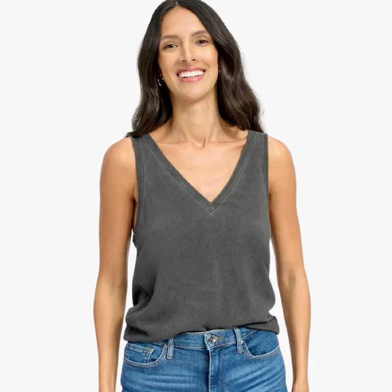 Zinnia V Neck Tank (Lead)