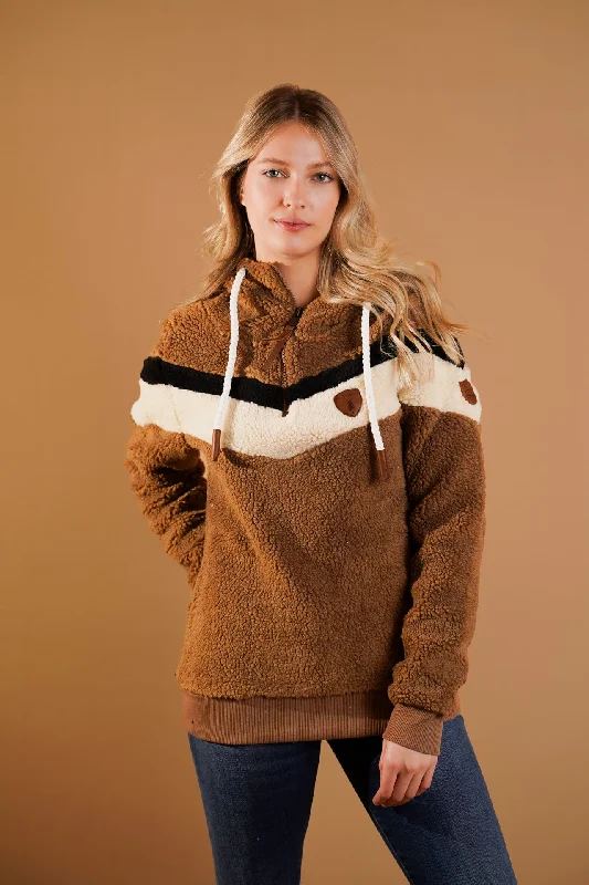 Alicia Sherpa Teddy Hoodie