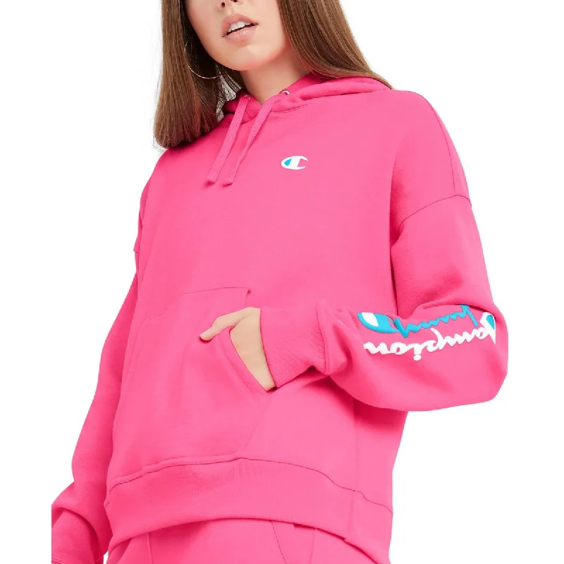 Champion Womens Logo Hooded Sweatshirt