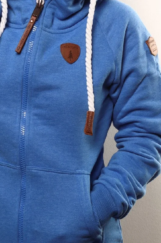 Hera Strong Blue Zip Hoodie