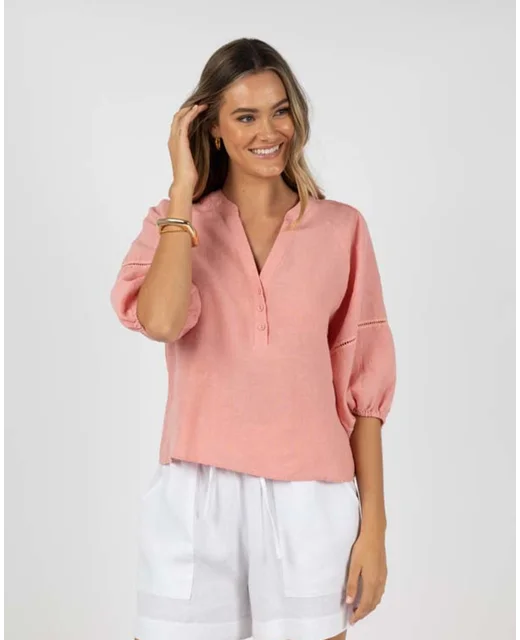 HUMIDITY AMBROSIA BLOUSE - BLUSH