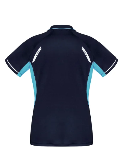 Womens Renegade Polo Shirt - Navy/Sky/Silver