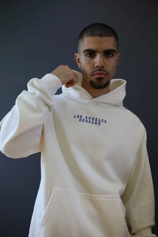 Los Angeles Dodgers Heavyweight Hoodie - Ivory