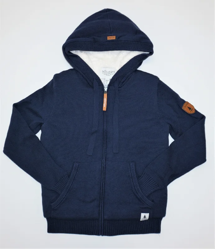 Luna Navy Zip Hoodie