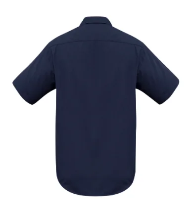 Mens Metro Short Sleeve Shirt - Navy